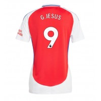 Camiseta Arsenal Gabriel Jesus #9 Primera Equipación Replica 2024-25 para mujer mangas cortas